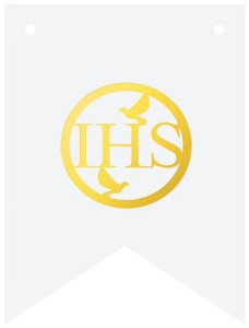 Baner DIY 16 cm - kształt IHS