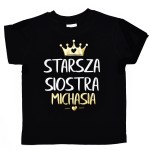 Koszulka dziecięca z imieniem - Starsza Siostra
