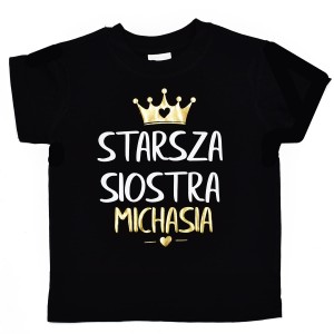 Koszulka dziecięca z imieniem - Starsza Siostra