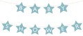 Baner Baby shower, 290x16.5 cm, jasny niebieski
