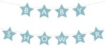 Baner Baby shower, 290x16.5 cm, jasny niebieski
