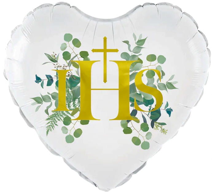 Balon foliowy serce IHS Eukaliptus 45cm