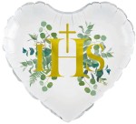 Balon foliowy serce IHS Eukaliptus 45cm