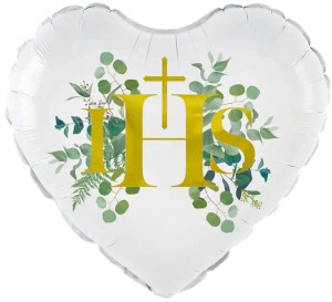 Balon foliowy serce IHS Eukaliptus 45cm
