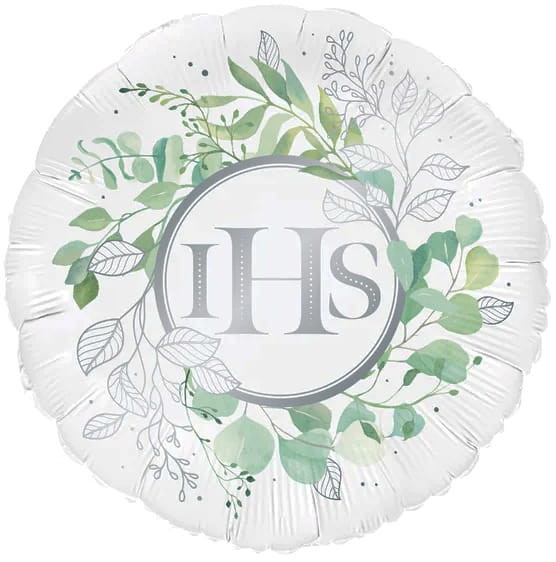 Balon foliowy IHS Eukaliptus srebrny 45cm