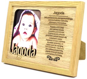 Ramka na zdjęcie z imieniem Jagoda