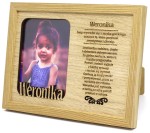 Ramka na zdjęcie z imieniem Weronika