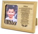 Ramka na zdjęcie z imieniem Wiktor