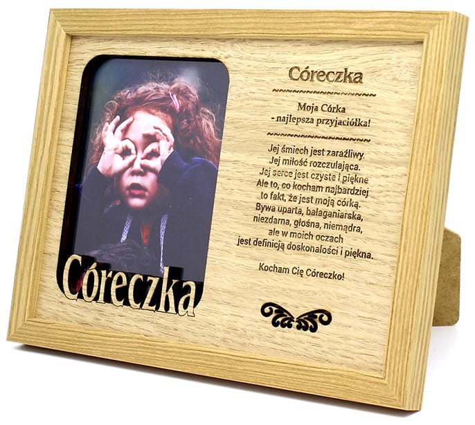 Ramka na zdjęcie z imieniem Córeczka