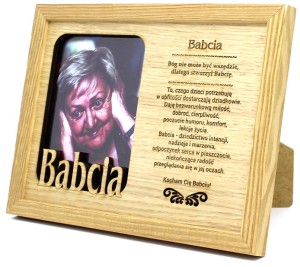 Ramka na zdjęcie z napisem Babcia