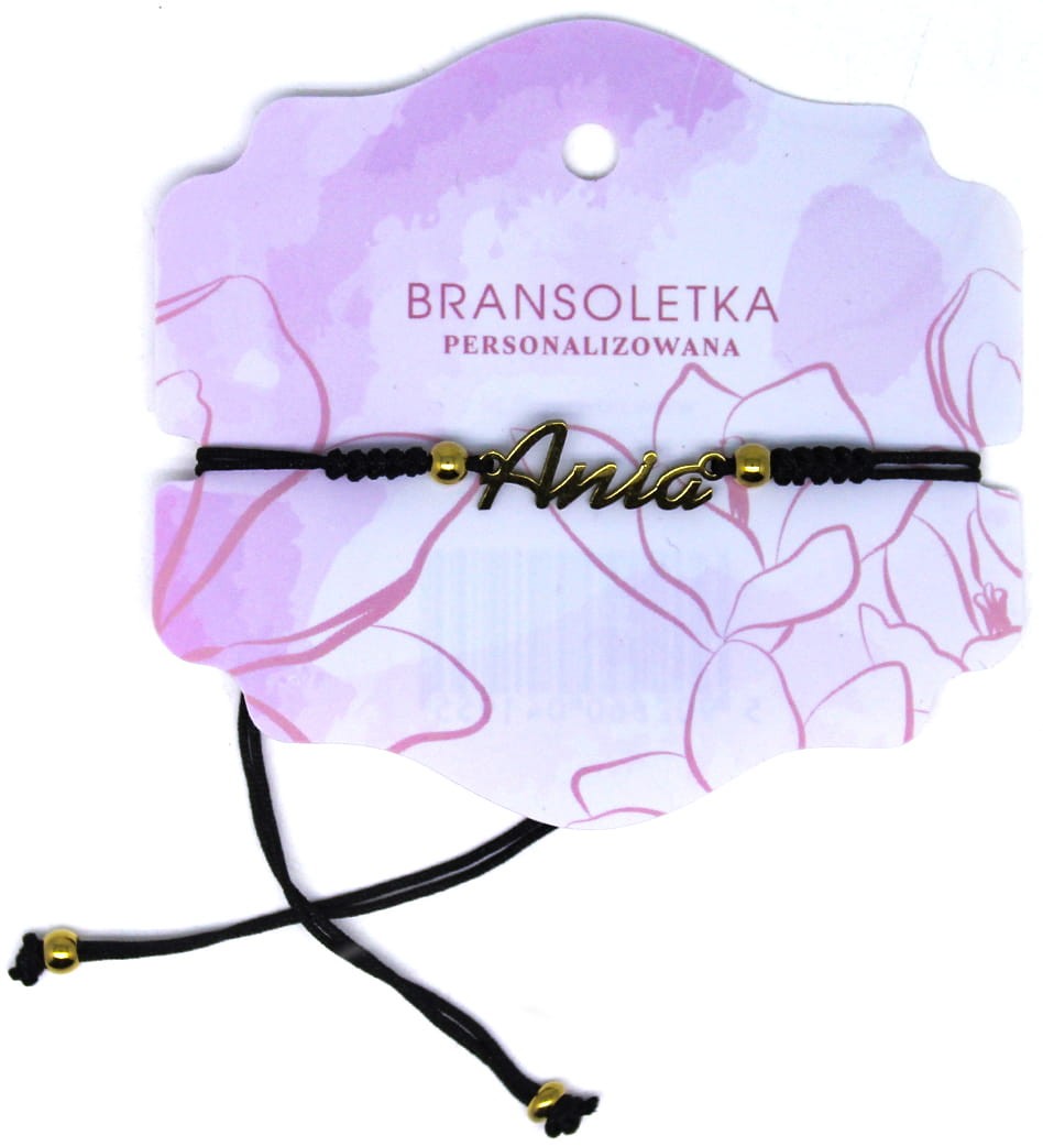 Bransoletka personalizowana z imieniem Ania