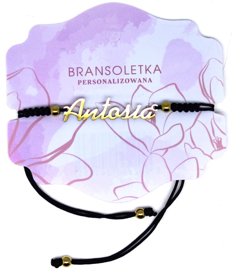 Bransoletka personalizowana z imieniem Antosia