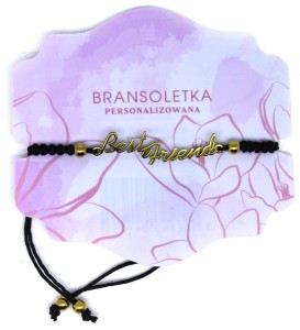 Bransoletka personalizowana z napisem Best Friends