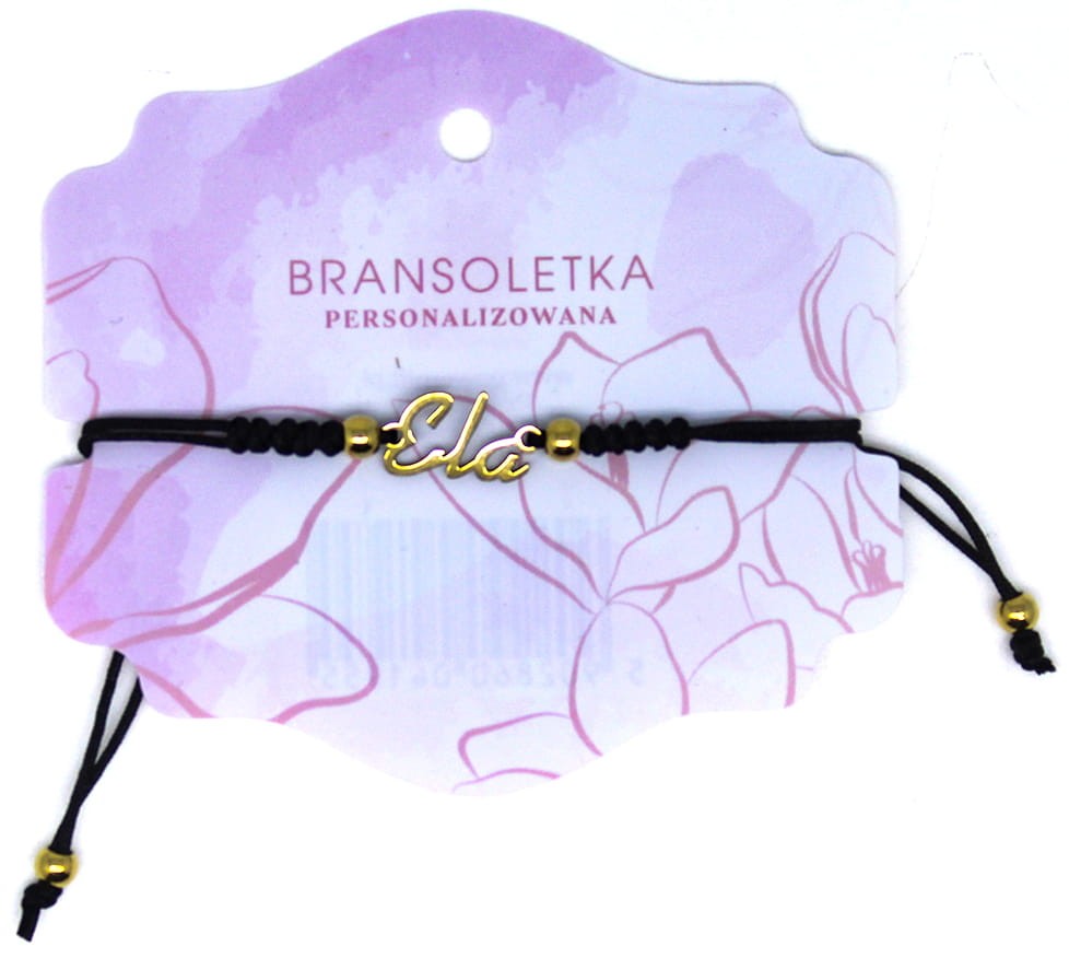 Bransoletka personalizowana z imieniem Ela