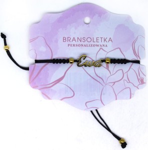 Bransoletka personalizowana z imieniem Ewa