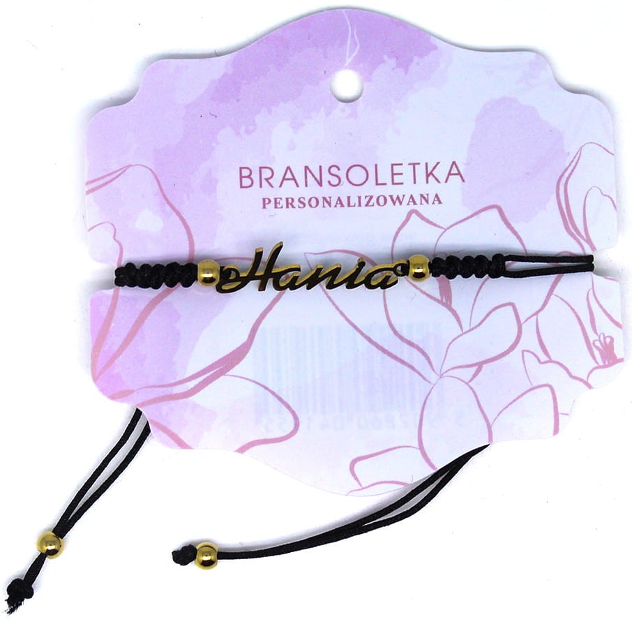 Bransoletka personalizowana z imieniem Hania