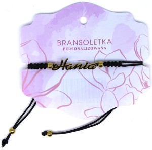 Bransoletka personalizowana z imieniem Hania