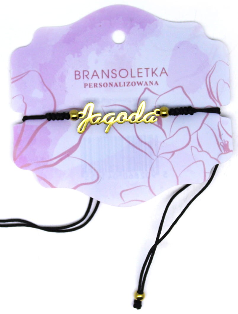 Bransoletka personalizowana z imieniem Jagoda