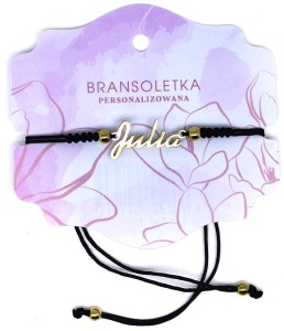 Bransoletka personalizowana z imieniem Julia