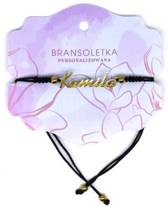 Bransoletka personalizowana z imieniem Kamila