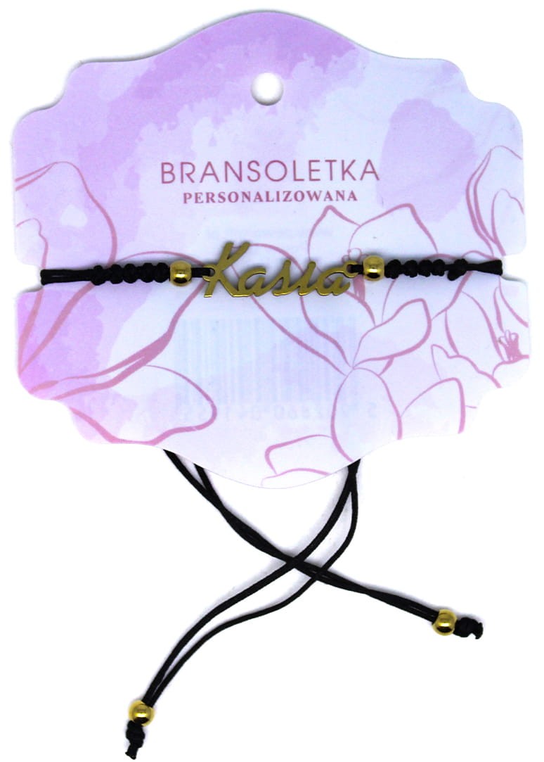 Bransoletka personalizowana z imieniem Kasia