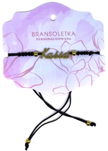 Bransoletka personalizowana z imieniem Kasia