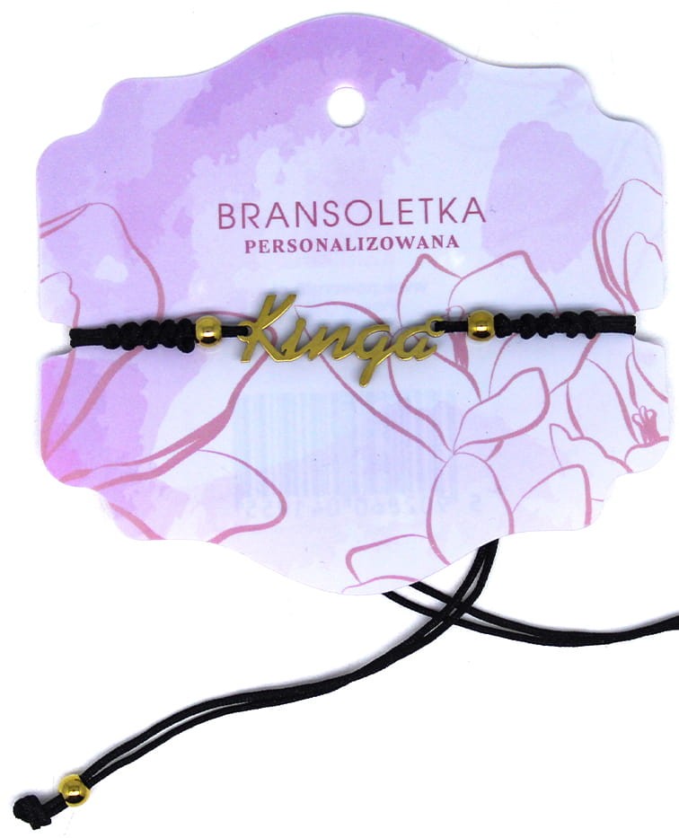 Bransoletka personalizowana z imieniem Kinga