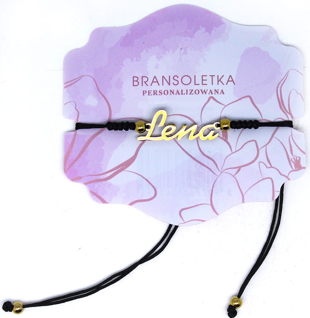Bransoletka personalizowana z imieniem Lena