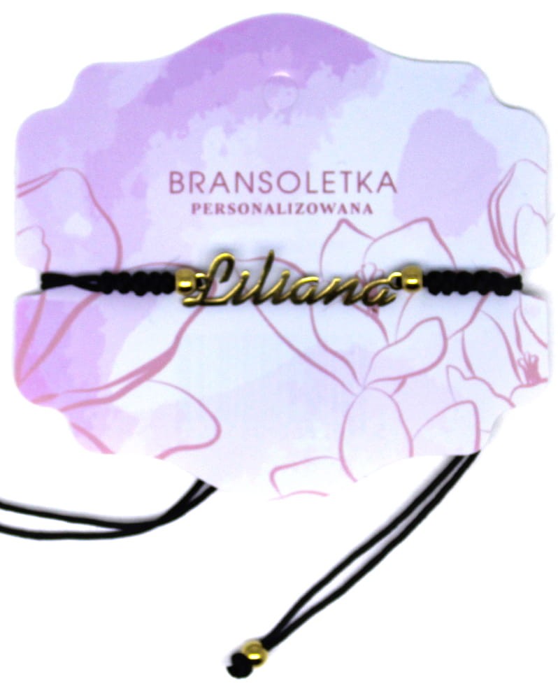 Bransoletka personalizowana z imieniem Liliana