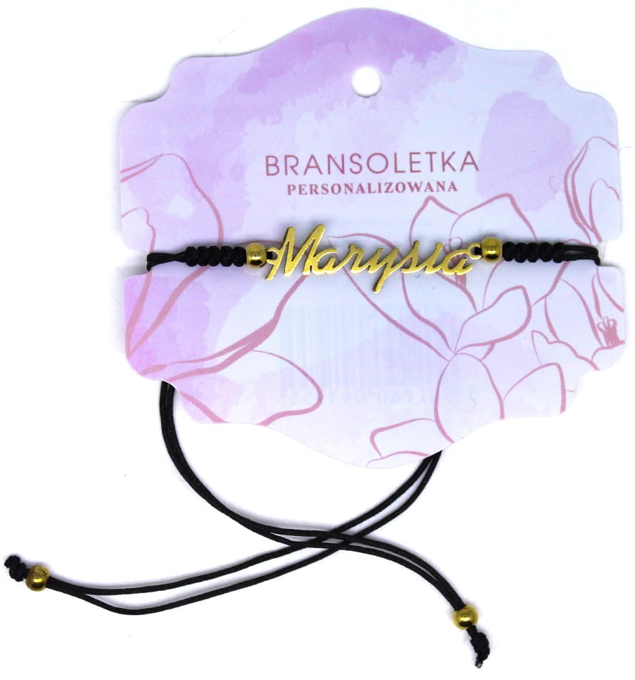 Bransoletka personalizowana z imieniem Marysia