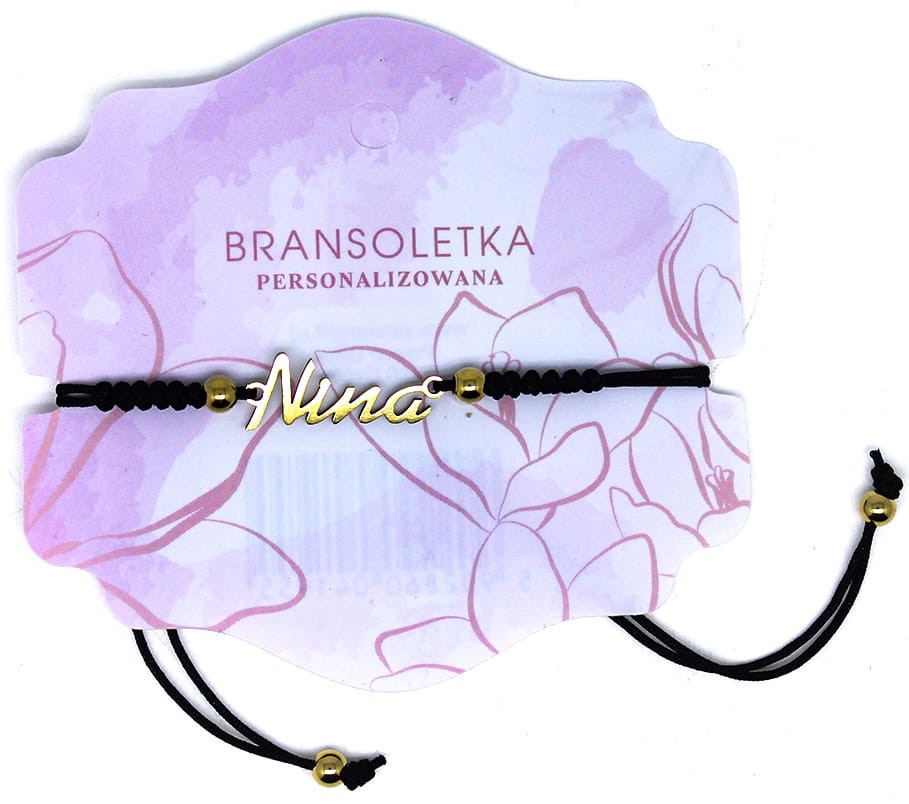 Bransoletka personalizowana z imieniem Nina