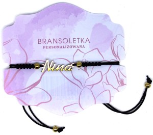 Bransoletka personalizowana z imieniem Nina