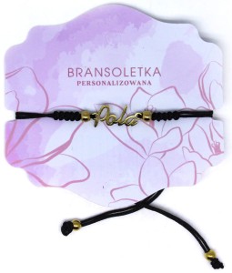 Bransoletka personalizowana z imieniem Pola