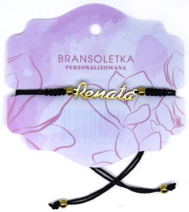 Bransoletka personalizowana z imieniem Renata