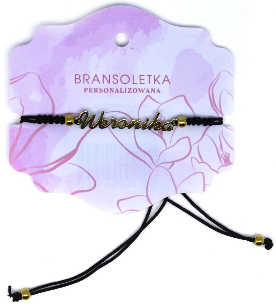 Bransoletka personalizowana z imieniem Weronika