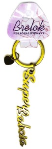 Brelok personalizowany z napisem Super Babcia