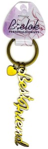 Brelok personalizowany z napisem Best Friend