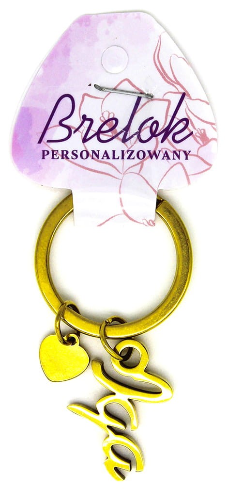 Brelok personalizowany z imieniem Iga