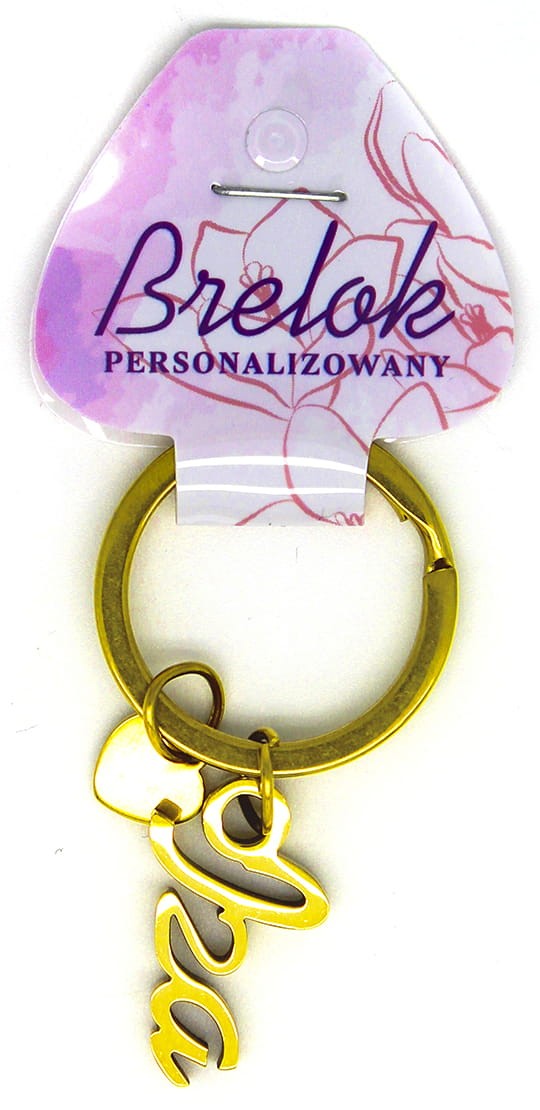 Brelok personalizowany z imieniem Iza
