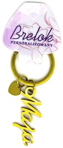 Brelok personalizowany z imieniem Maja