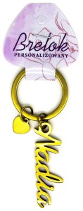 Brelok personalizowany z imieniem Nadia
