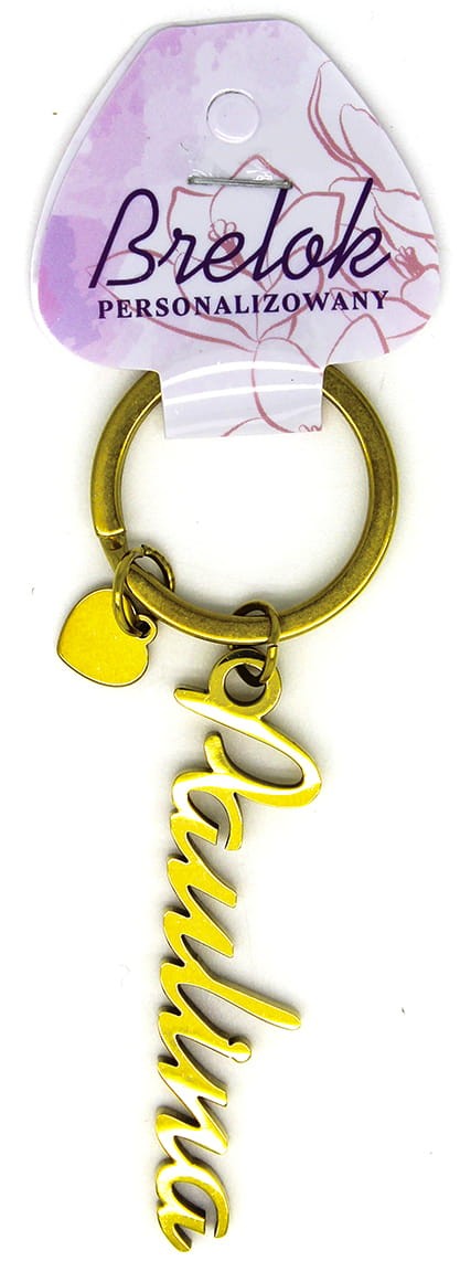 Brelok personalizowany z imieniem Paulina