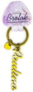 Brelok personalizowany z imieniem Paulina