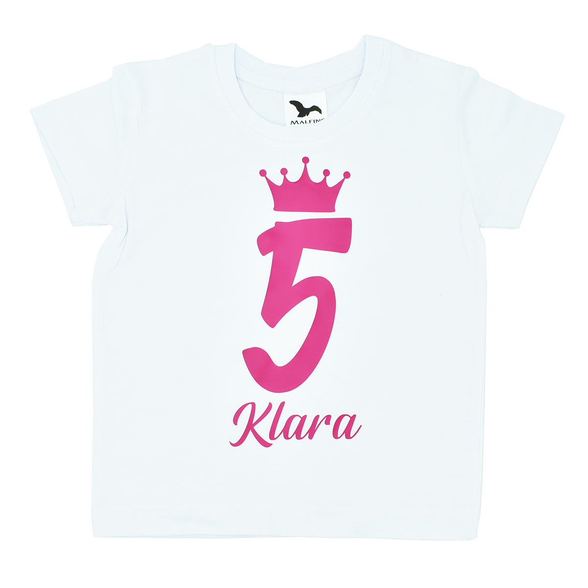 t-shirt na 5 urodziny z imieniem