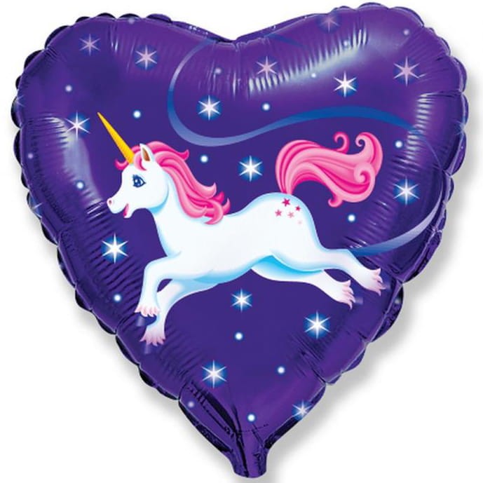 balon foliowy 45 cm jednorozec latajacy