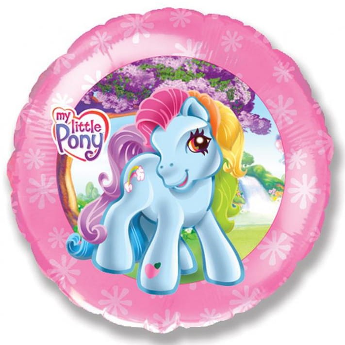 balon foliowy 45cm pony okragly