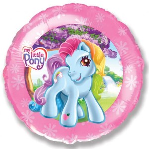 Balon foliowy 45cm - Pony (okrągły)