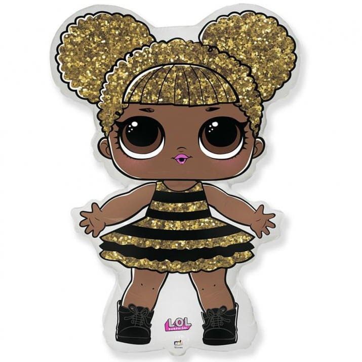 balon foliowy 60cm lol queen bee
