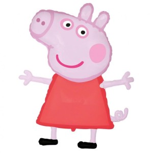 Balon foliowy 60cm - Świnka Peppa, pakowany