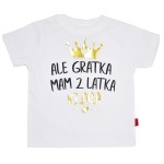 Koszulka Ale gratka mam 2 latka! biała